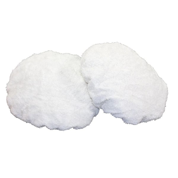 6 in. Terry Cloth Polishing Bonnet (2-Pack)