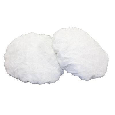 9 in. x 10 in. Cotton Polishing Bonnets (2-Pack)