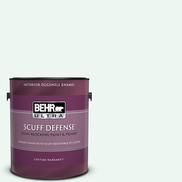 BEHR ULTRA 1 gal. #PPL-15 Icy Wind Extra Durable Eggshell Enamel Interior Paint & Primer