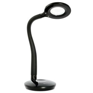 18 in. Black Soft Touch Flex LED Lamp
