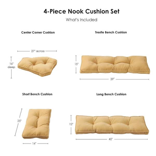 Cream Small Seat Cushion –