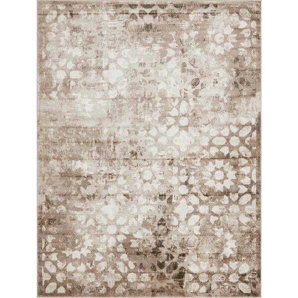 Unique Loom Sofia Larvotto Brown 8' 0 x 11' 0 Area Rug