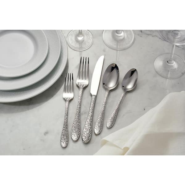 Oneida Ivy Flourish 18/10 Stainless Steel Salad/Dessert Forks (Set