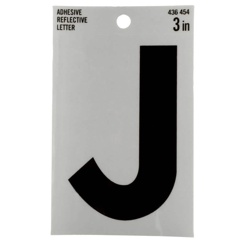 Reviews for Everbilt 3 in. Vinyl Reflective Letter J Mailbox Sticker ...