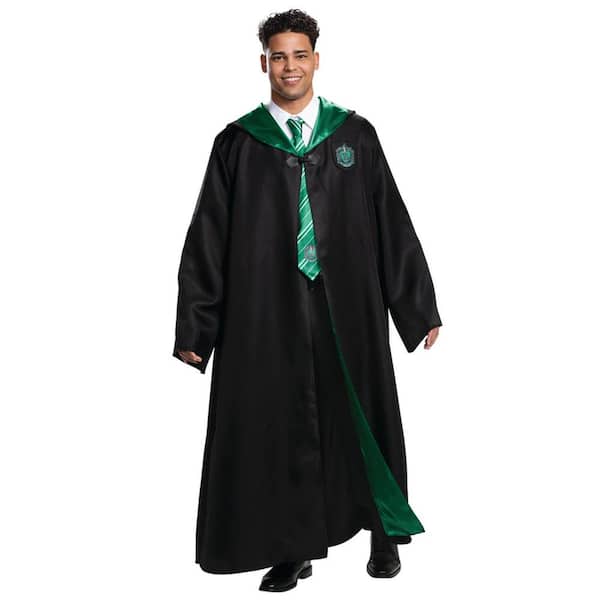 Disguise Adult Deluxe Harry Potter Slytherin Robe - Small - Adult Halloween Costume