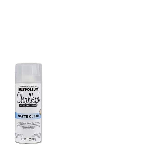 RustOleum 12 oz. Chalked Clear Ultra Matte Topcoat Sealer Spray (6