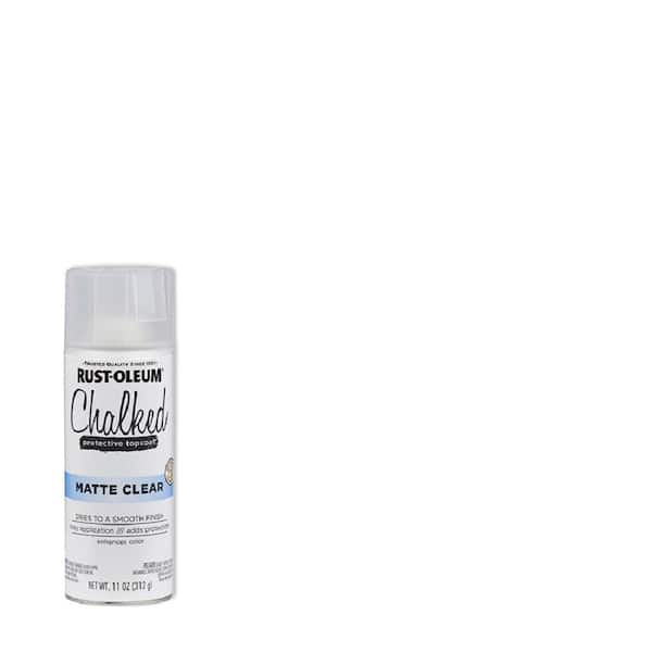 Rust-Oleum 12 oz. Chalked Clear Ultra Matte Topcoat Sealer Spray (6-Pack)