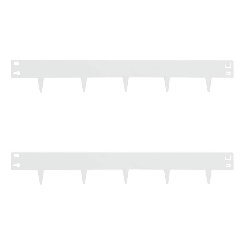 2-Pack Heavy Duty Corten Steel Landscape Edging-42 in. Strips, 5 in. Depth 