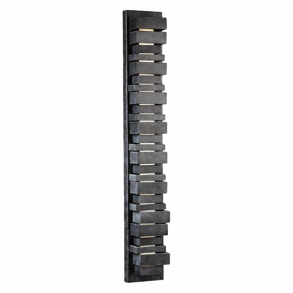 Ledgend Dark Weathered Zinc Outdoor Integrated LED Wall Lantern Sconce price history on PriceWatchPro
