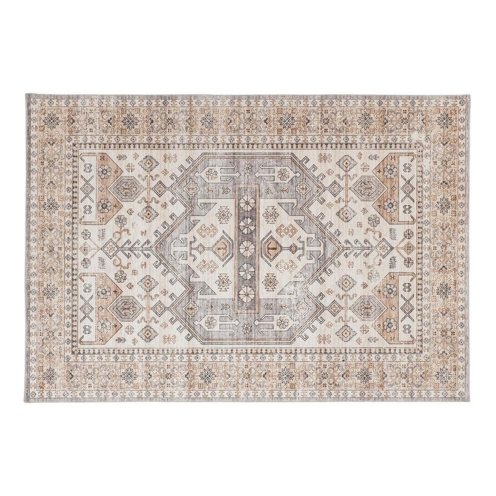 Harmony Sand 5 ft. x 7 ft. Indoor Machine Washable Area Rug price history on PriceWatchPro