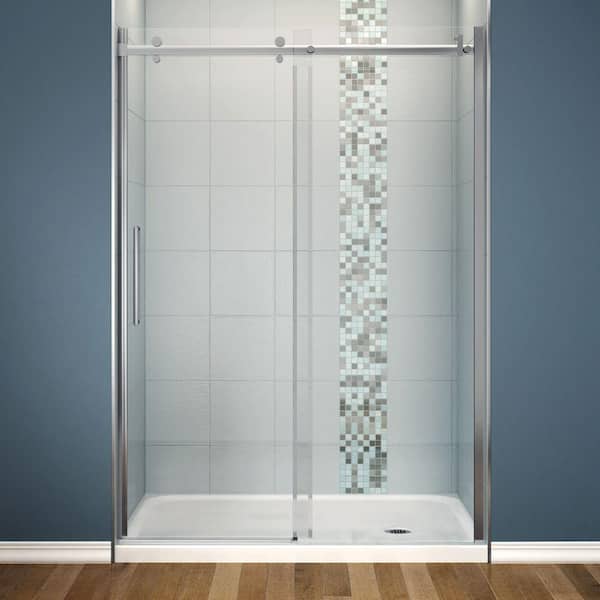 MAAX Halo 30 in. x 60 in. x 81-3/4 in. Shower Stall in White