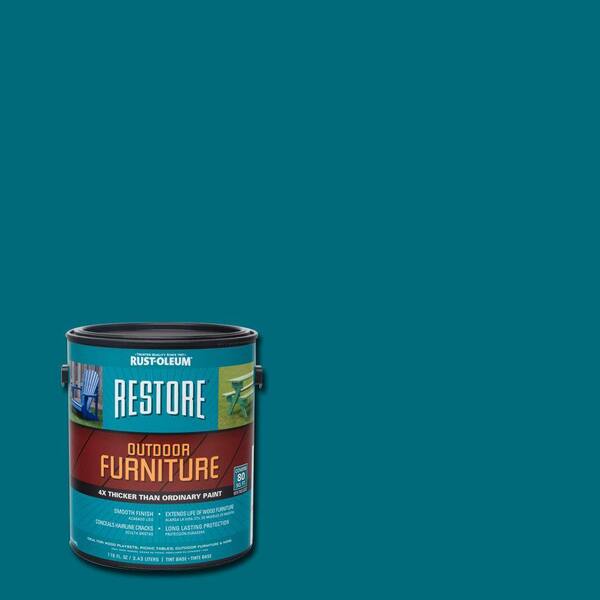 Rust-Oleum Restore 1- gal. Lagoon Outdoor Furniture Exterior Solid Stain
