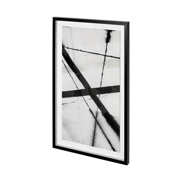 Mercana Clouding Mirror II Framed Abstract Patterns Art Print 25.5 in ...