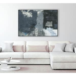 30 in. x 40 in. "Shades of Grey IV" by Elena Ray Framed Wall Art