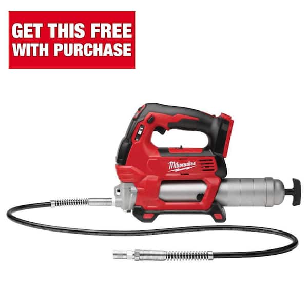 Milwaukee M18 18V Lithium-Ion Cordless Grease Gun 2-Speed (Tool-Only)