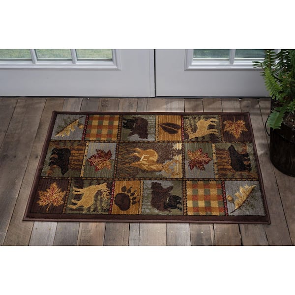 Nature Lodge Multi-Color 2 ft. x 3 ft. Indoor Area Rug