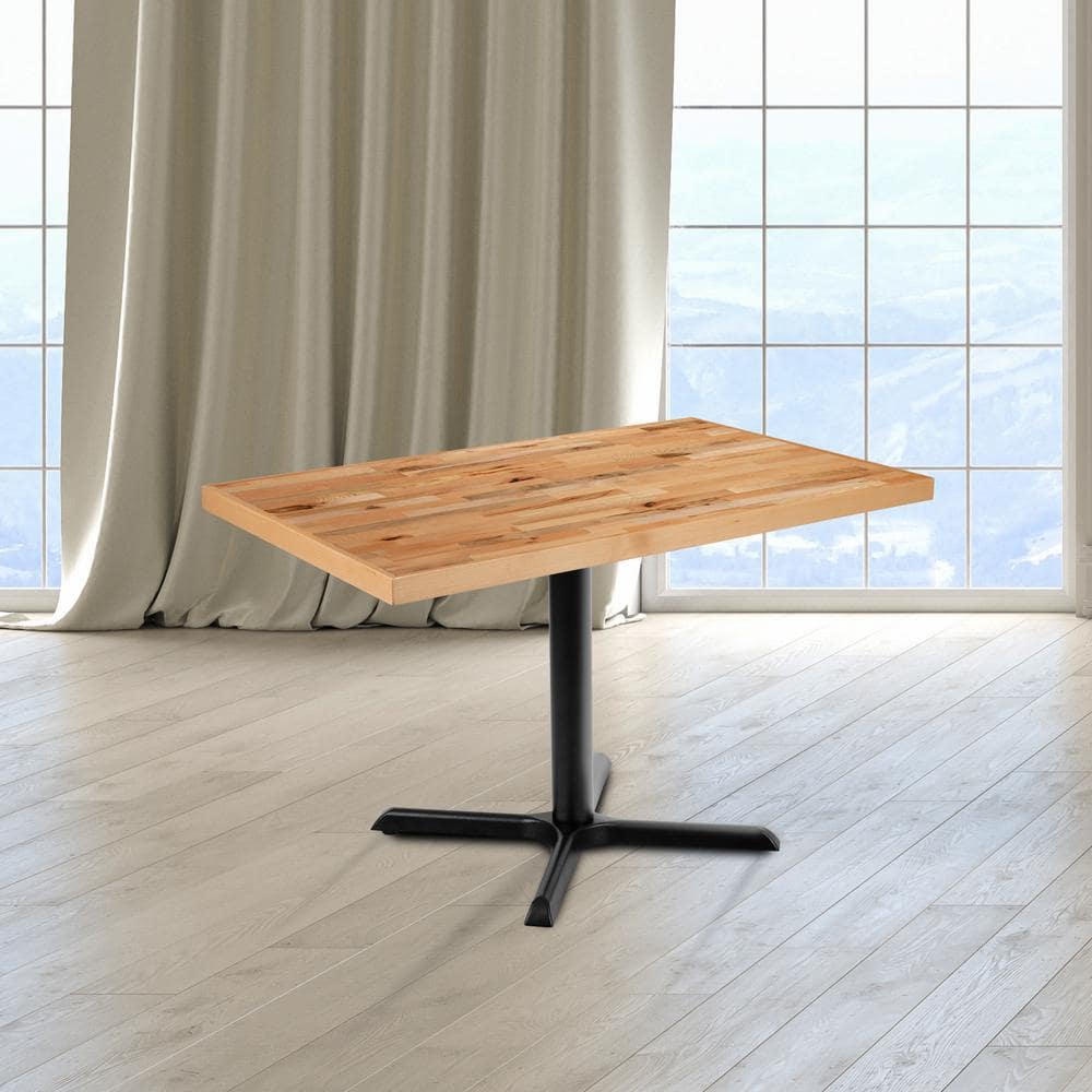 Mayfair 30 in. x 48 in. Natural Rectangle Butcher Block Style Table Top Only price history on PriceWatchPro