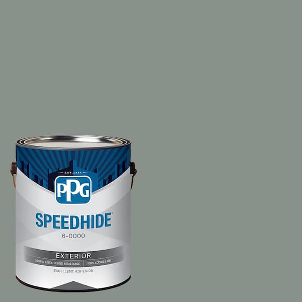 1 gal. PPG1033-5 Gray Heron Satin Exterior Paint