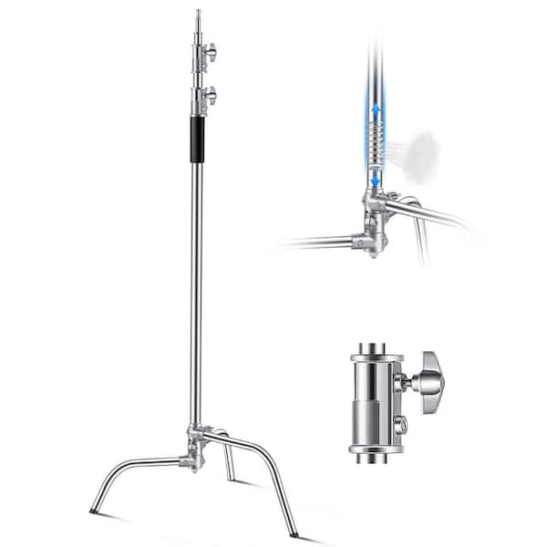 VEVOR C Stand Max Height 10.83 ft. Photography Light Stand Unframed Photography Wall Art 133.86 in. x 31.5 in.