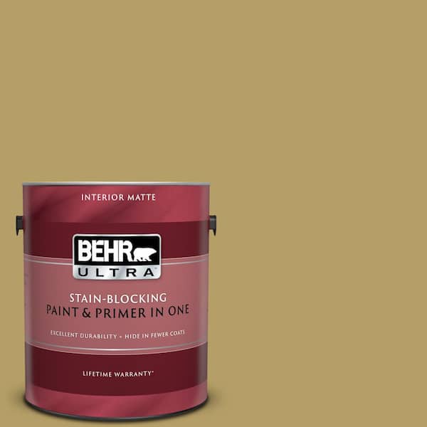 BEHR ULTRA 1 gal. #UL180-6 Chameleon Matte Interior Paint and Primer in One