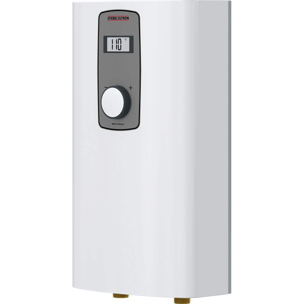 Compact White Electric Tankless Water Heater for Under Sink