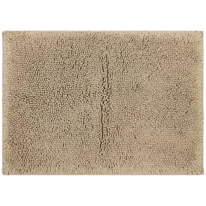 Classic Cotton ll Taupe 21 in. x 34 in. Cotton Bath Mat