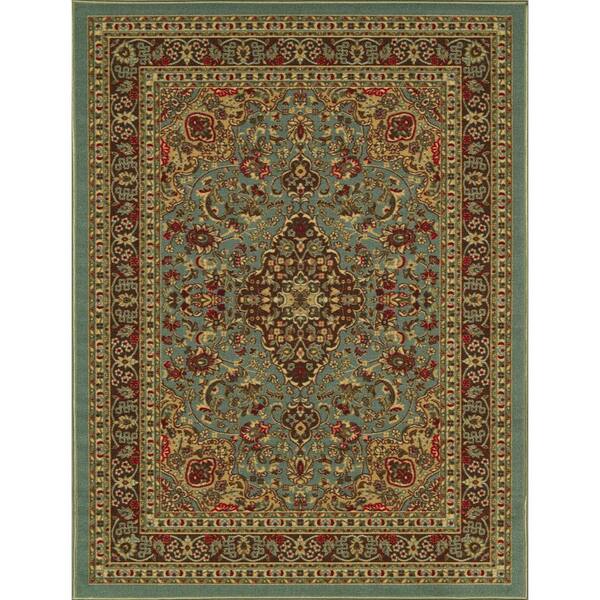 Belgio Rubber Backed Non Slip Rugs and Runners Solid Sage Green – hapsho