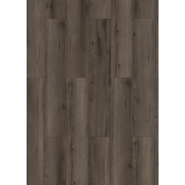 Lifeproof Take Home Sample - Atkins Ridge Oak Waterproof Hybrid Resilient Flooring