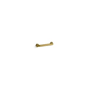 Occasion 12 in. Grab Bar in Vibrant Brushed Moderne Brass