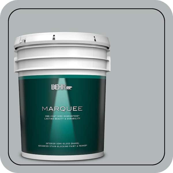 BEHR MARQUEE 5 gal. #N450-3 Meteor Shower Semi-Gloss Enamel Interior Paint & Primer