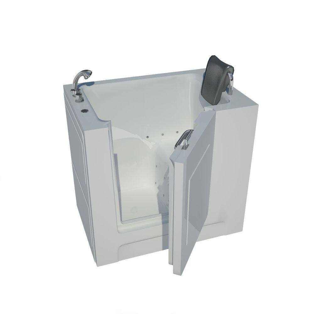 Nova Heated 3.3 ft. Walk-In Air Jetted Tub in White with Chrome Trim price history on PriceWatchPro
