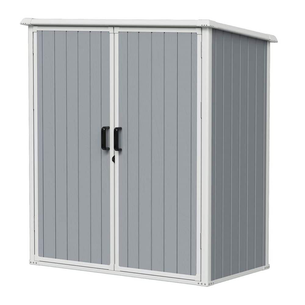 Sizzim 52 in. W x 28.3 in. D x 74.8 in. H White Plastic Vertical