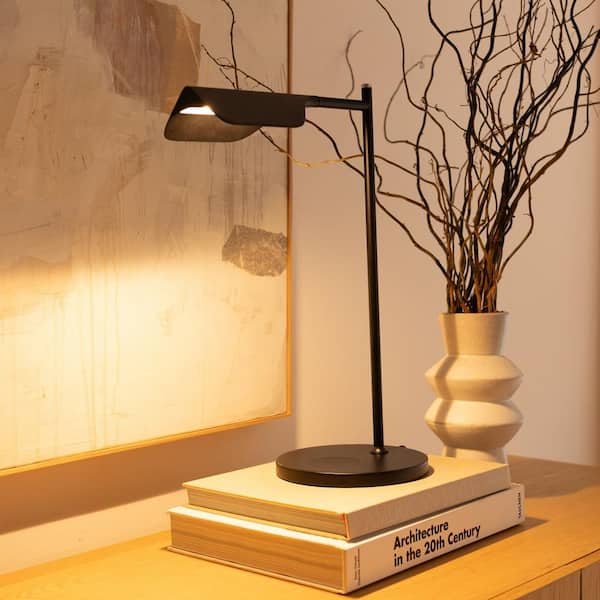 Brightech Leaf 16 in. Classic Black Dimmable LED Contemporary Desk