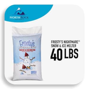 Frosty's Nightmare 40 Lb. Ice and Snow Melt + Deicer Blend Bag, Works to 0°F