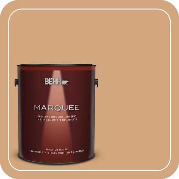 BEHR MARQUEE 1 gal. #MQ2-07 City Sunrise One-Coat Hide Matte Interior Paint & Primer