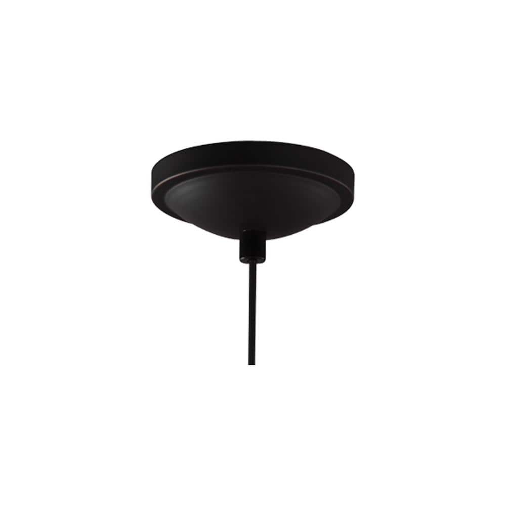 Brynne Matte Black LED Bowl Pendant for Indoor/Outdoor Use