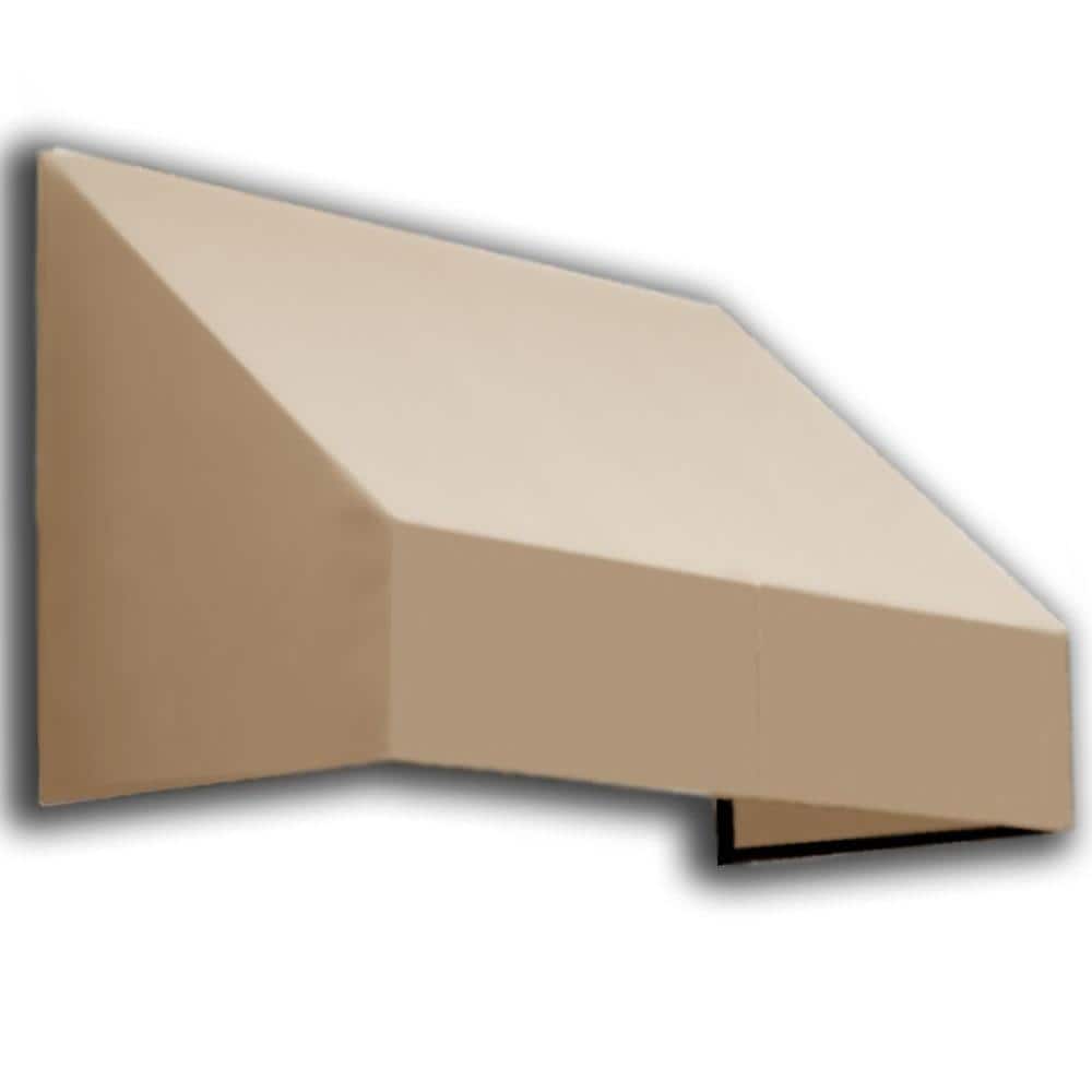 8.38 ft. New Yorker Fixed Awning 100.5 in. W x 24 in. H x 42 in. D Acrylic Fabric in Linen price history on PriceWatchPro