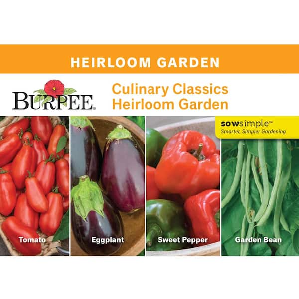 Burpee Heirloom Garden, Culinary Classics Heirloom Garden Seed