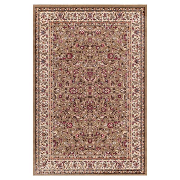 Jewel Kashan Green 4 ft. x 6 ft. Area Rug
