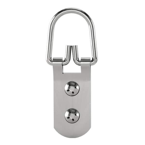 75 lb. Zinc-Plated Steel D-Ring Hangers (2-Pack)