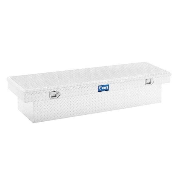 UWS 66.875 in. Silver Aluminum Full Size Crossbed Truck Tool Box