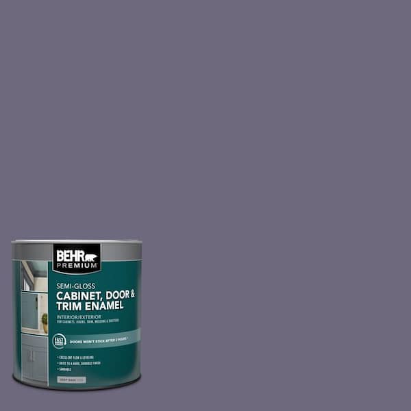 BEHR PREMIUM 1 qt. #S570-6 New Orleans Semi-Gloss Enamel Interior/Exterior Cabinet, Door & Trim Paint