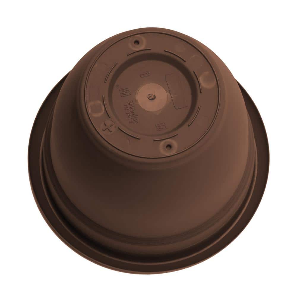 Ariana Classic Chocolate Resin 10" Indoor/Outdoor Planter