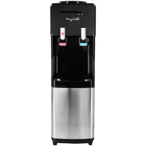 Top Load Plastic and Stainless Steel 5 Gal. Hot and Cold Water Dispenser