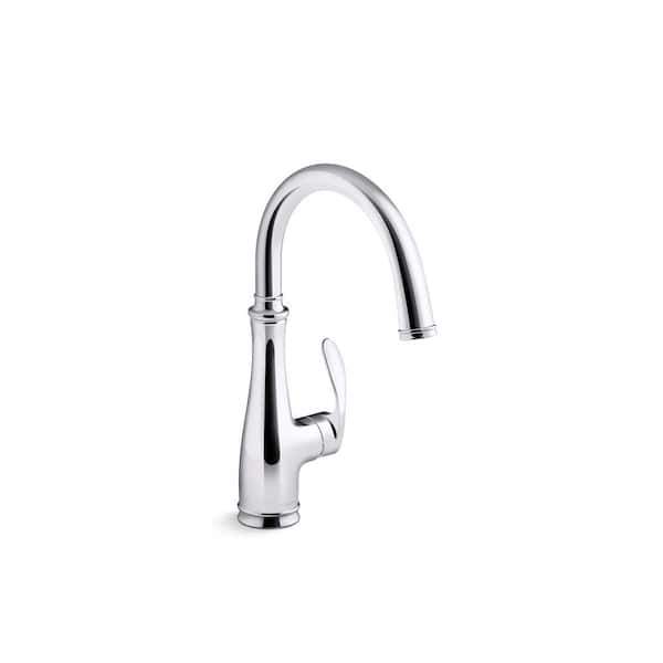 KOHLER Bellera 1.5 GPM Single-Handle Swing Spout Bar Sink Faucet in Polished Chrome