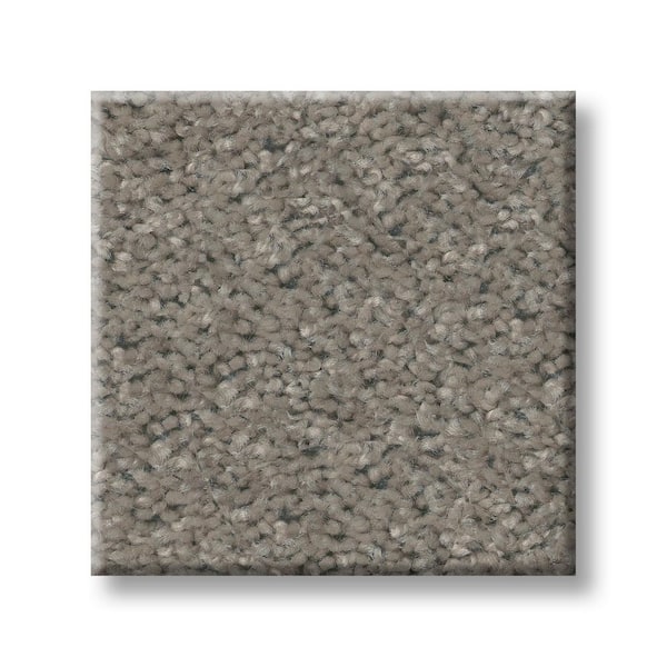 TrafficMaster Alpine - Brushed Nickel - Gray 17.3 oz. Polyester