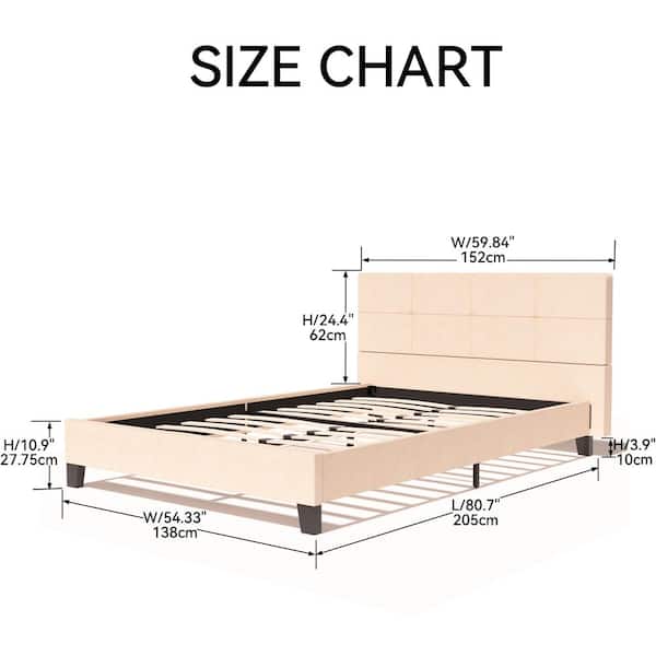 Bedhead Size Chart - TipToe & Co.