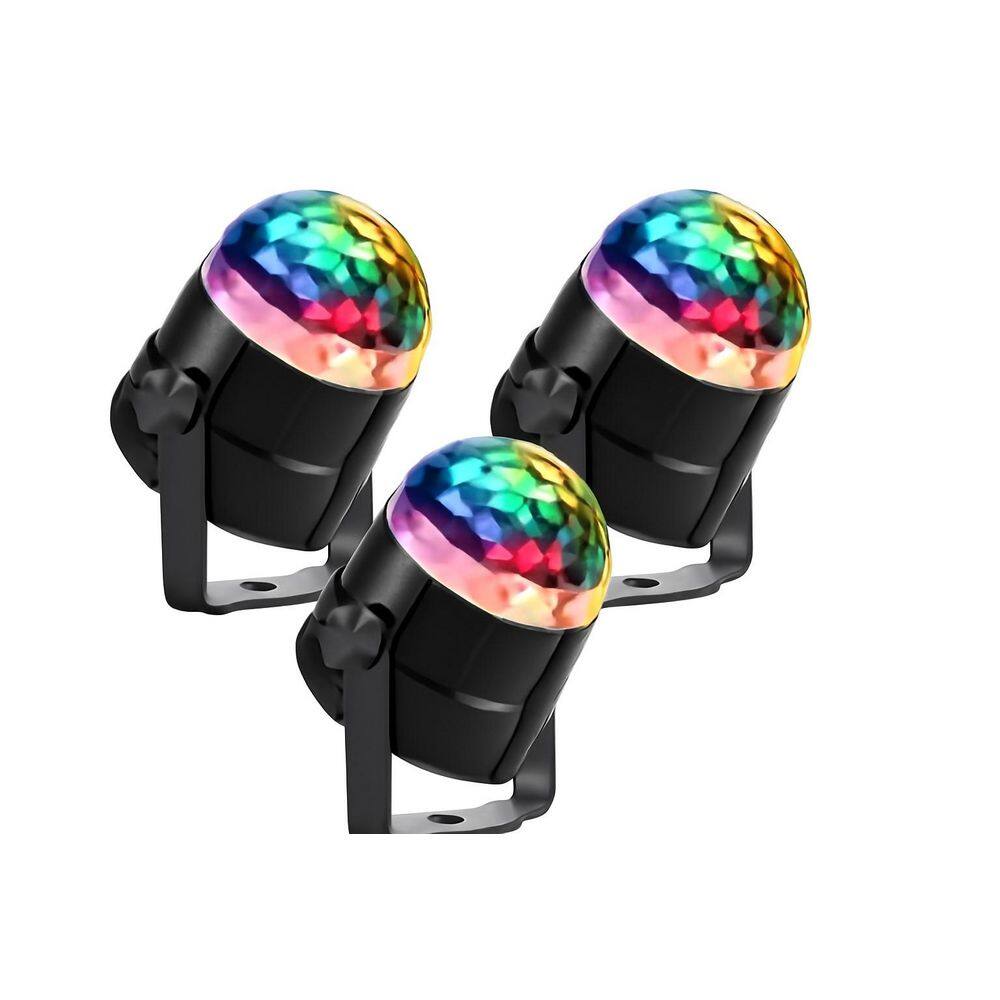 Water Wave LED Floodlight, 15-Colors, 1200-Lumen, 120° Beam Angle, Black Finish, LED Bulb Included, 3-Pack price history on PriceWatchPro