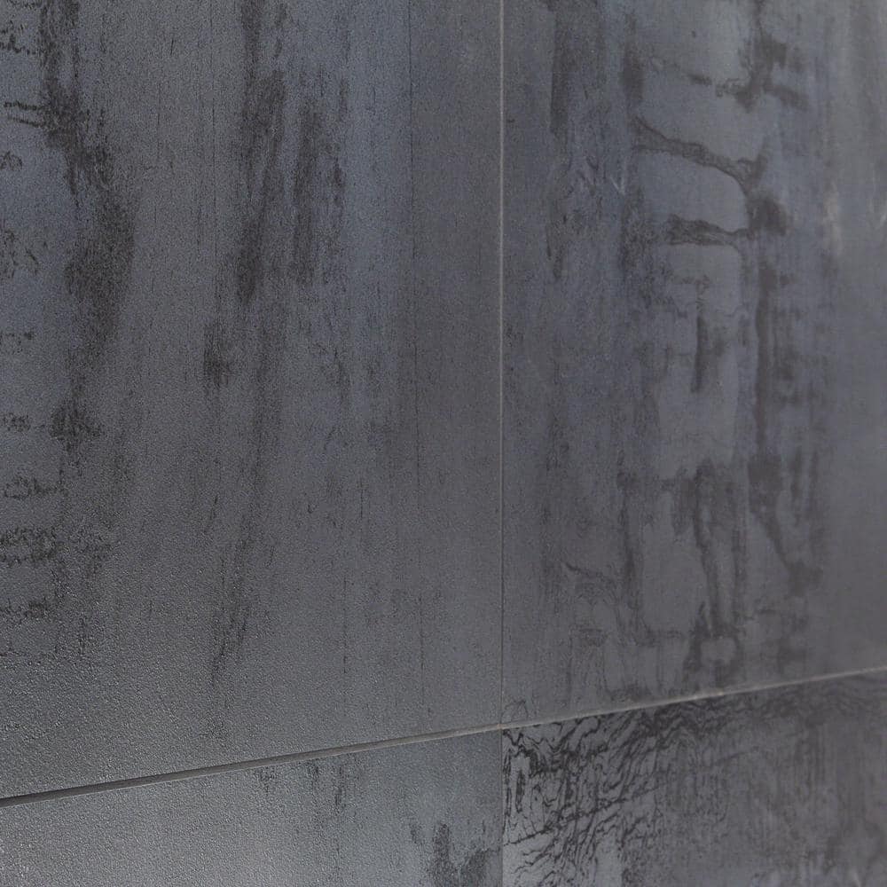 Large Format Dark Gray Matte Porcelain Floor and Wall Tile