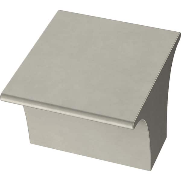 Liberty Inclination 1-1/8 in. (28 mm) Satin Nickel Square Cabinet Knob